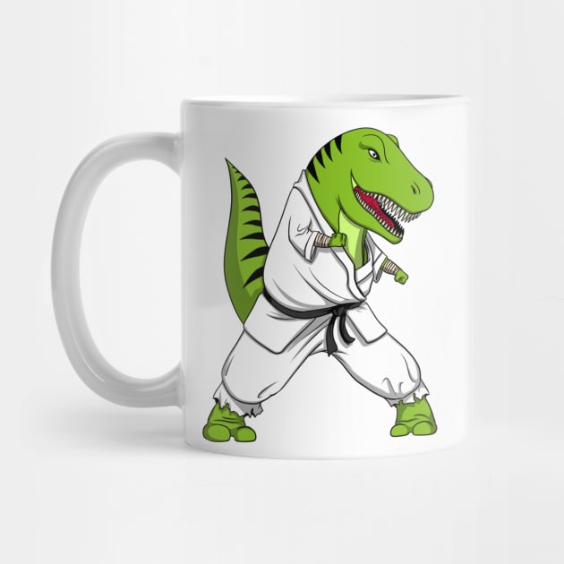 T-Rex Dinosaur Karate by underheaven